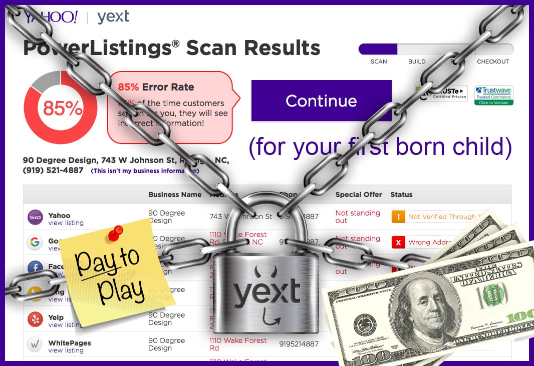 How Yext Is Making It “Yext” to Impossible to Manage Local Business Listings for Free