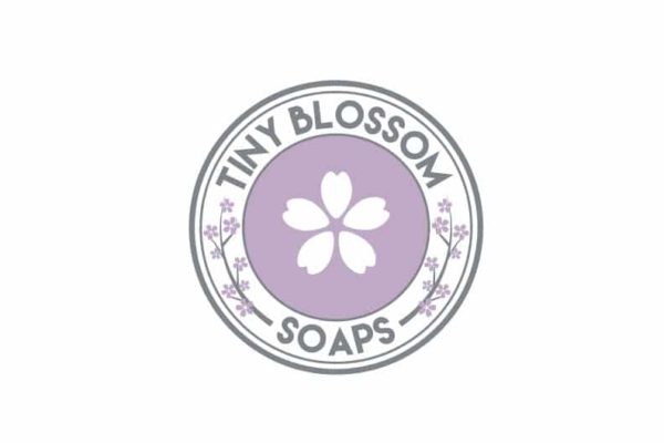 tiny-blossom-soaps - logo design - branding design - 90 Degree