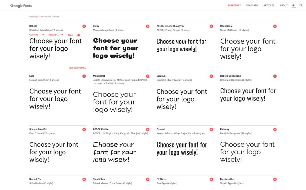 font-for-your-logo - logo design - 90 Degree Design