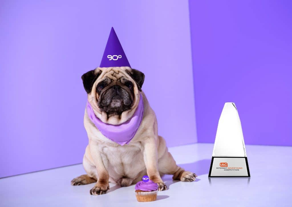 90 Degree Takes Home 5 Web Awards