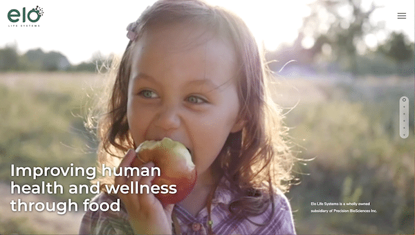 Best Biotechnology Website Award - Design By 90 Degree - Raleigh, NC