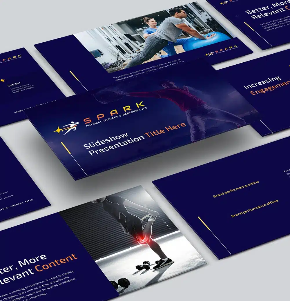 Spark Physical Therapy Pitch Deck Template