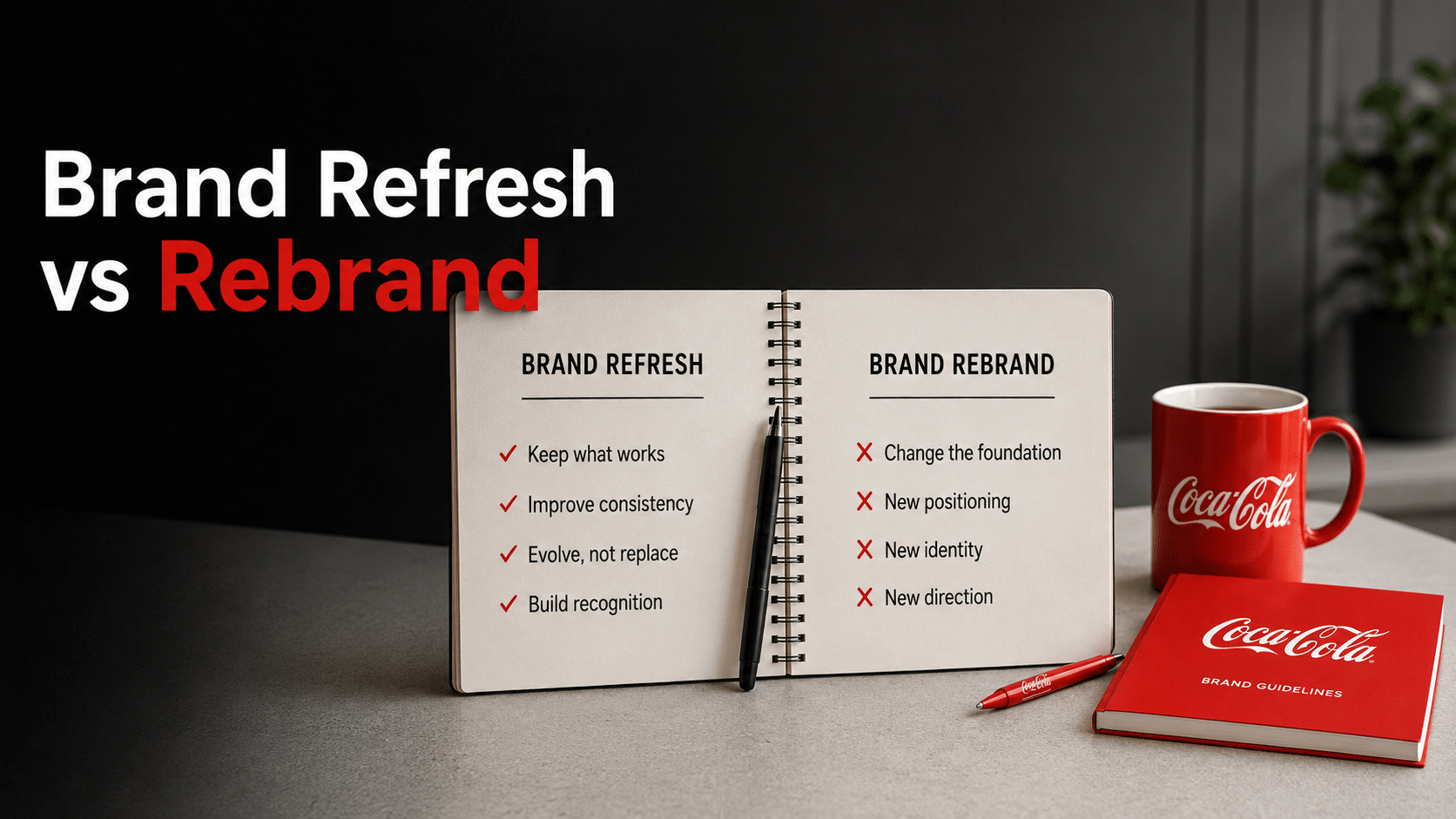 Brand Refresh or Rebrand? What Coca-Cola Can Teach Small Businesses